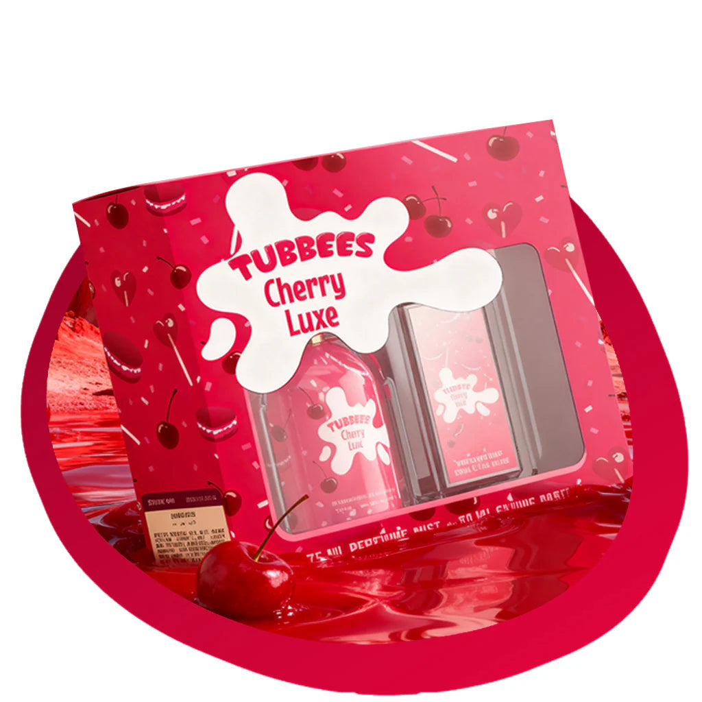 Tubbees Cherry Luxe product packaging