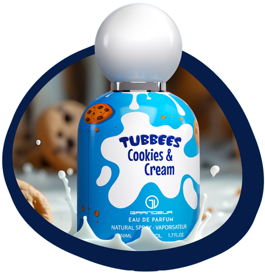 Tubbees Cookies & Cream perfume bottle